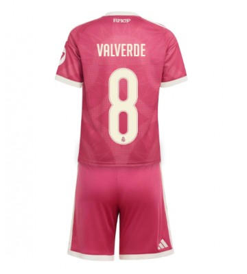 Real Madrid Federico Valverde #8 Tredjeställ Barn 2026-27 Kortärmad (+ Korta byxor)